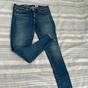 AG jeans size 28R mid rise legging ankle rise